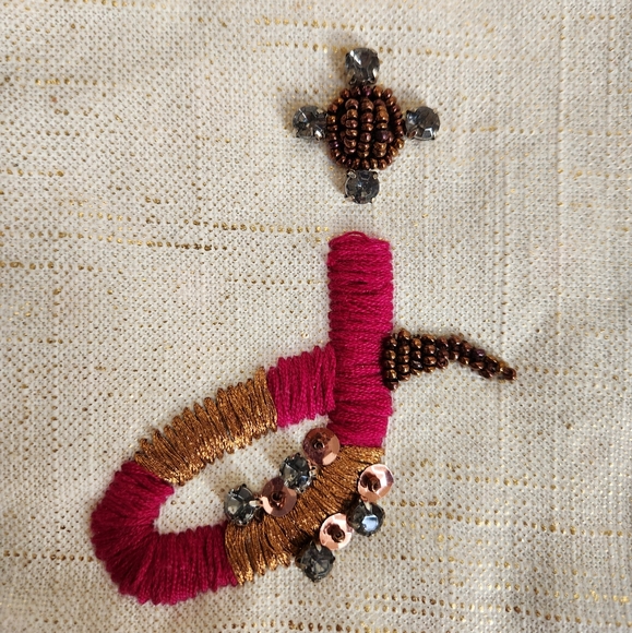 Miss Albright Anthropologie Wristlet, Initial J - Picture 2 of 7